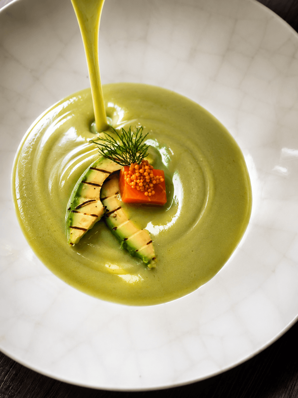 Frische vegetarische Speisen